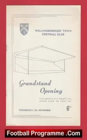 Wellingborough Town v Arsenal 1967 – Opening New Grandstand