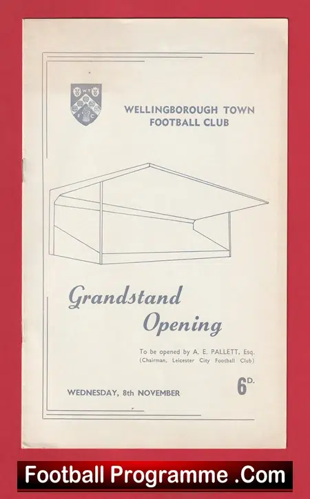 Wellingborough Town v Arsenal 1967 - Opening New Grandstand - Image 2