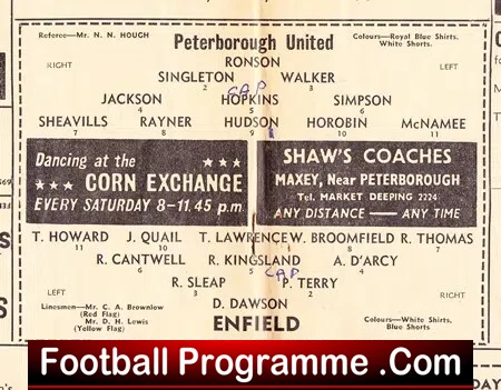 Peterborough United v Enfield 1962 - FA Cup - Image 3