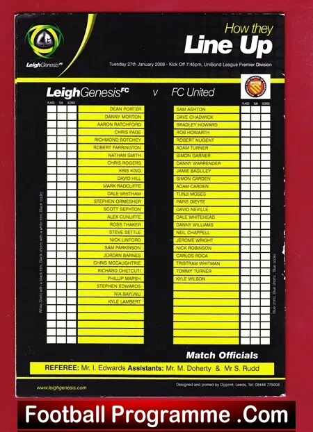Leigh Genesis Football Club v FC United Of Manchester 2009 - Image 3