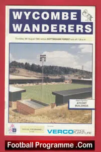 Wycombe Wanderers v Nottingham Forest 1990 – Opening Adams Park