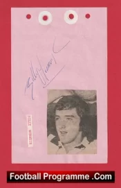 Billy Menmuir – Heart Of Midlothian Hearts Signed Autograph