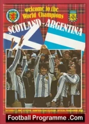 Scotland v Argentina 1979 – Maradona First Goal Hampden Park Scotland