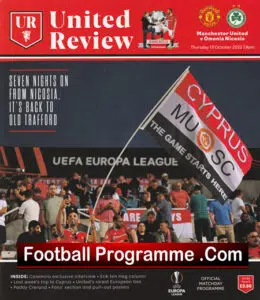 Manchester United v Omonia Nicosia 2022