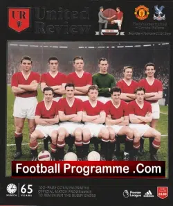 Manchester United v Crystal Palace 2023 - Man Utd Munich Tribute - football programme