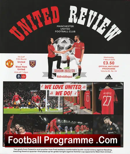 Manchester United v West Ham United 2023 - Man Utd FA Cup - Image 2