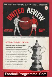 Manchester United v Stoke City 1967 – Man United
