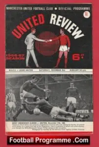 Manchester United v Leeds United 1966 – Man United