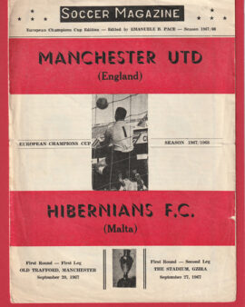 Hibernians v Manchester United 1967 – Hibs Malta v Man Utd 67