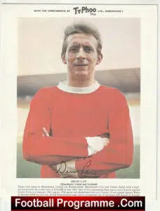 Manchester United Denis Law – Typhoo Tea Card – Man Utd