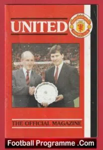 Manchester United Official Magazines X 5 Man Utd 1990s
