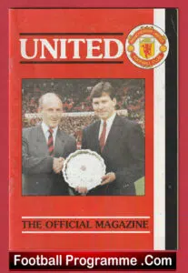 Manchester United Official Magazines X 5 Man Utd 1990s