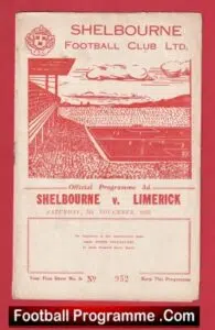 Shelbourne v Limerick 1955 – Ireland