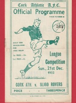 Cork Athletic v Sligo Rovers 1952 – Ireland
