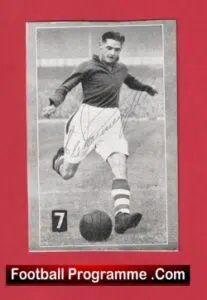 Everton Football Club Eddie Wainwright Autograph Signed Picture 1940’s