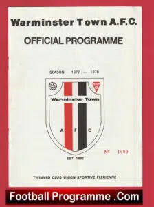 Warminster Town Ladies v Chippenham 1977 – Womens Football