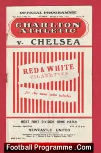 Charlton Athletic v Chelsea 1955 – League Champions Season 54/55