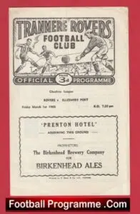 Tranmere Rovers v Ellesmere Port 1968 – Cheshire League