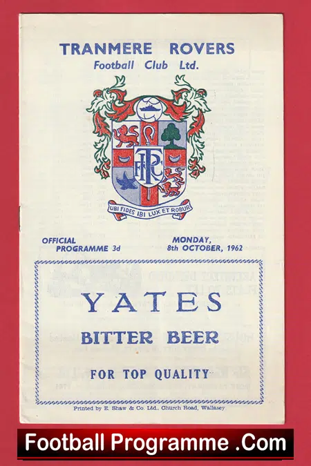 Tranmere Rovers v Wrexham 1962 - Image 2