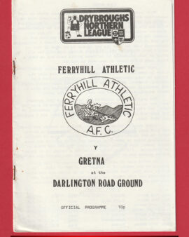 Ferryhill Athletic v Gretna 1985