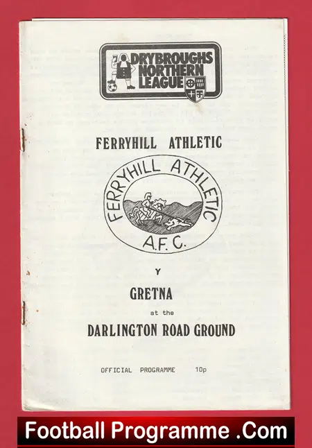 Ferryhill Athletic v Gretna 1985 - Image 2