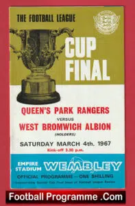 Queens Park Rangers v Birmingham City 1967 League Cup Semi Final