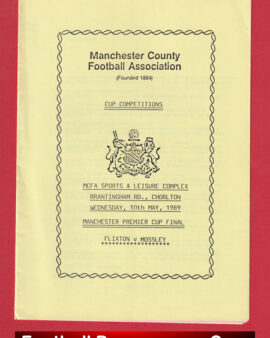 Flixton v Mossley 1989 – Manchester Premier Cup Final