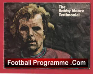 Bobby Moore Testimonial Benefit Game West Ham United 1970