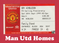 Manchester United Tickets - Homes