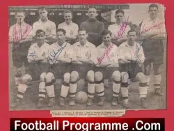 Bolton Wanderers Football Club Multi Autographed Signed Picture 1950's - football memorabilia