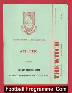 Middlewich Athletic v New Brighton 1978