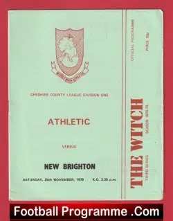 Middlewich Athletic v New Brighton 1978