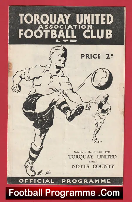 Torquay United v Notts County 1948 - 1940s - Image 2