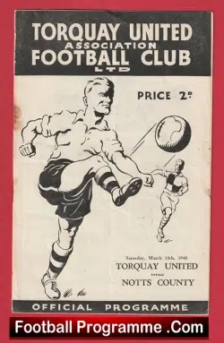 Torquay United v Notts County 1948 – 1940s