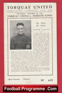 Torquay United v Swindon Town 1948 – 1940s