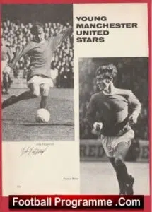 Manchester United John Fitzpatrick Autograph Signed Man Utd 70s