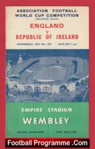 England v Ireland 1957 – Duncan Edwards World Cup Prelims