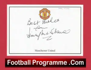 Manchester United Harry McShane Autograph Signed Man Utd 1950s