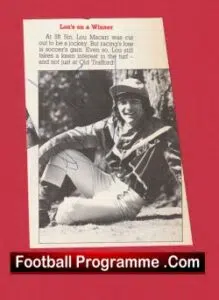 Manchester United Lou Macari Autographed Signed Picture – Man Utd