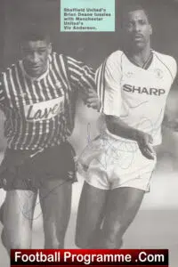 Manchester United Viv Anderson Signed Autograph Picture Man United