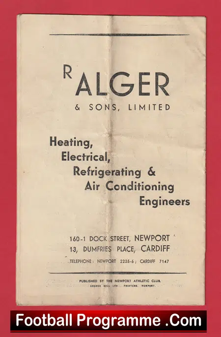 Newport Rugby v Cardiff 1947 - 1940s - Image 4