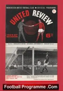 Manchester United v Newcastle United 1966 – Man Utd