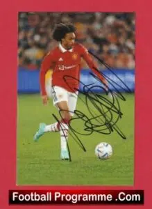 Manchester United Jose Chong Autographed Signed Man Utd