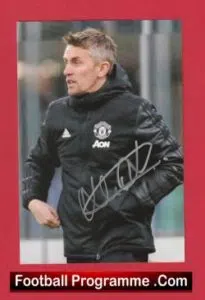 Manchester United Kieran McKenna Autographed Signed Man Utd