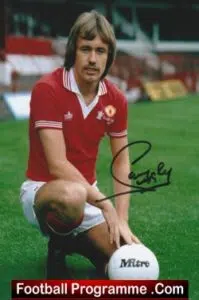 Manchester United Sammy McIlroy Autographed Signed Man United