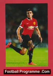 Manchester United Danny James Autographed Signed Man Utd