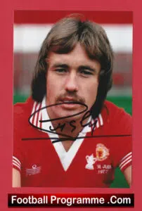 Manchester United Sammy McIlroy Autograph Signed Man Utd