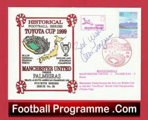 Manchester United Alex Ferguson SIGNED Autograph Toyota Cup 1999