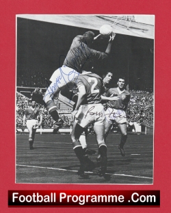 Manchester United Multi Signed Autographed Man Utd 1950’s