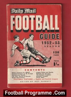 Daily Mail Football Guide Book 1952 – 1953
